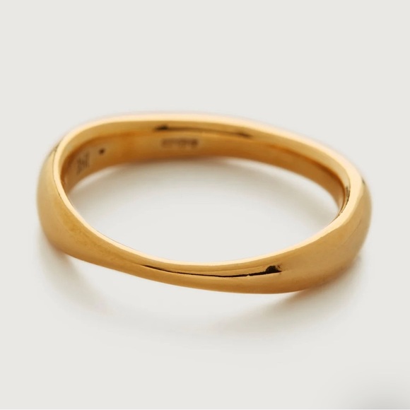 18K Gold Vermeil Nura Reef Stacking Ring - Picture 3 of 16